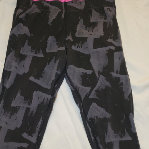 Champion Gray Printed Leggings, Women's size M - Picture 2 of 9